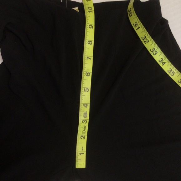 Vintage Cache Black Pants with Side Split Rhinestones Embellishment - Picture 7 of 9